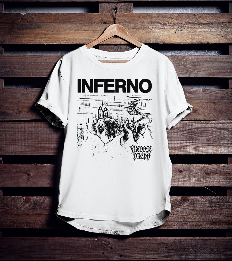INFERNO Freddie Dredd Store White T-Shirt