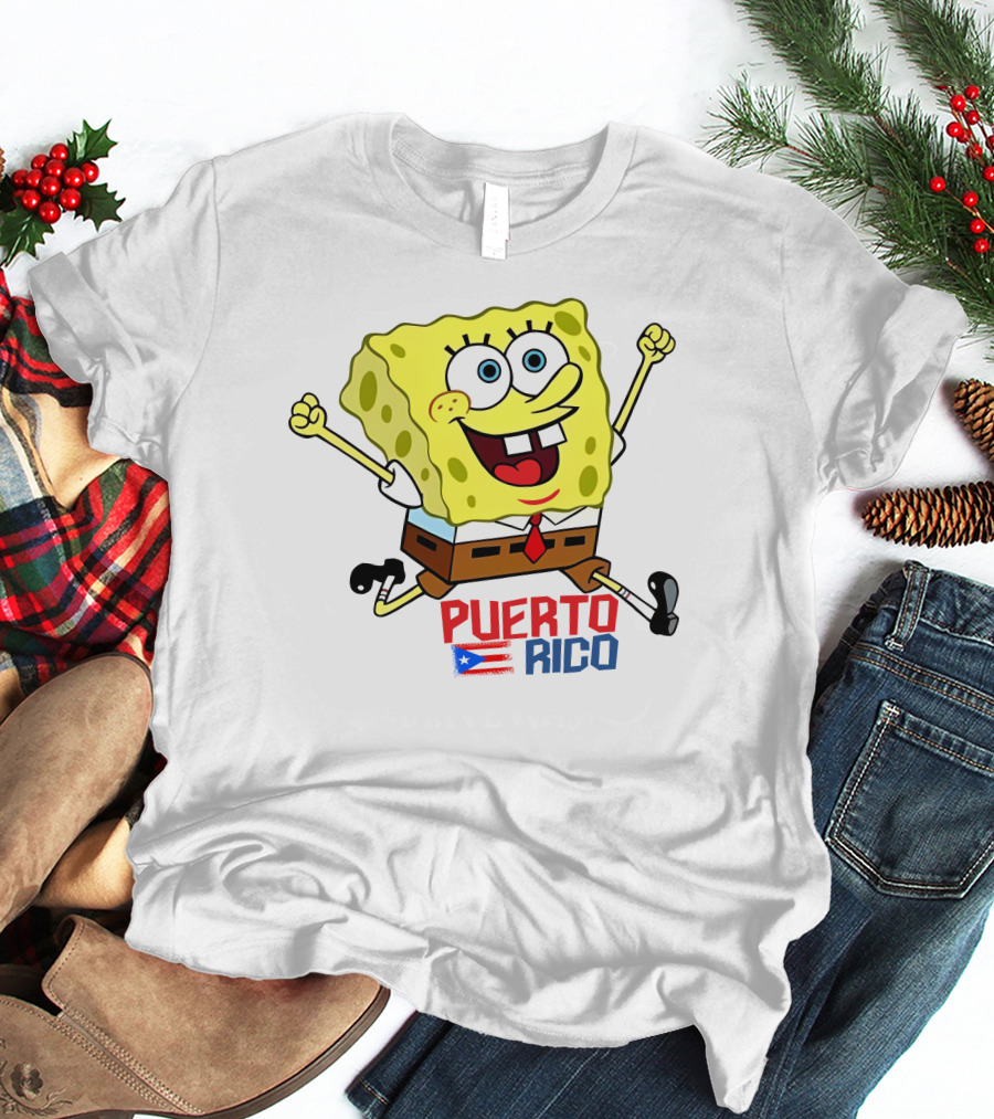 Ghetto Smosh Bob Esponja Puerto Rico T-Shirt