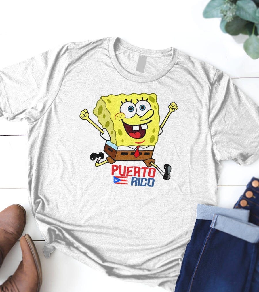 Ghetto Smosh Bob Esponja Puerto Rico T-Shirt