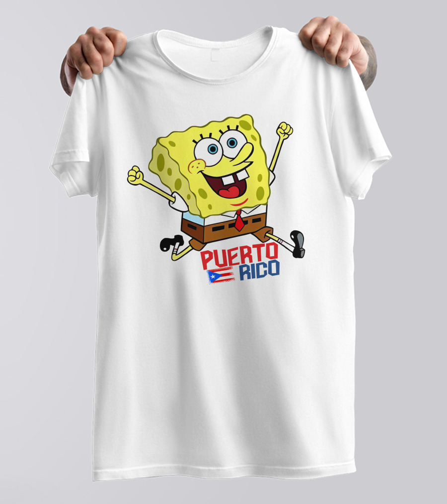 Ghetto Smosh Bob Esponja Puerto Rico T-Shirt