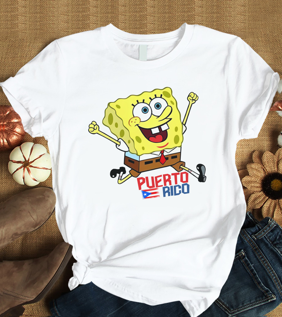 Ghetto Smosh Bob Esponja Puerto Rico T-Shirt