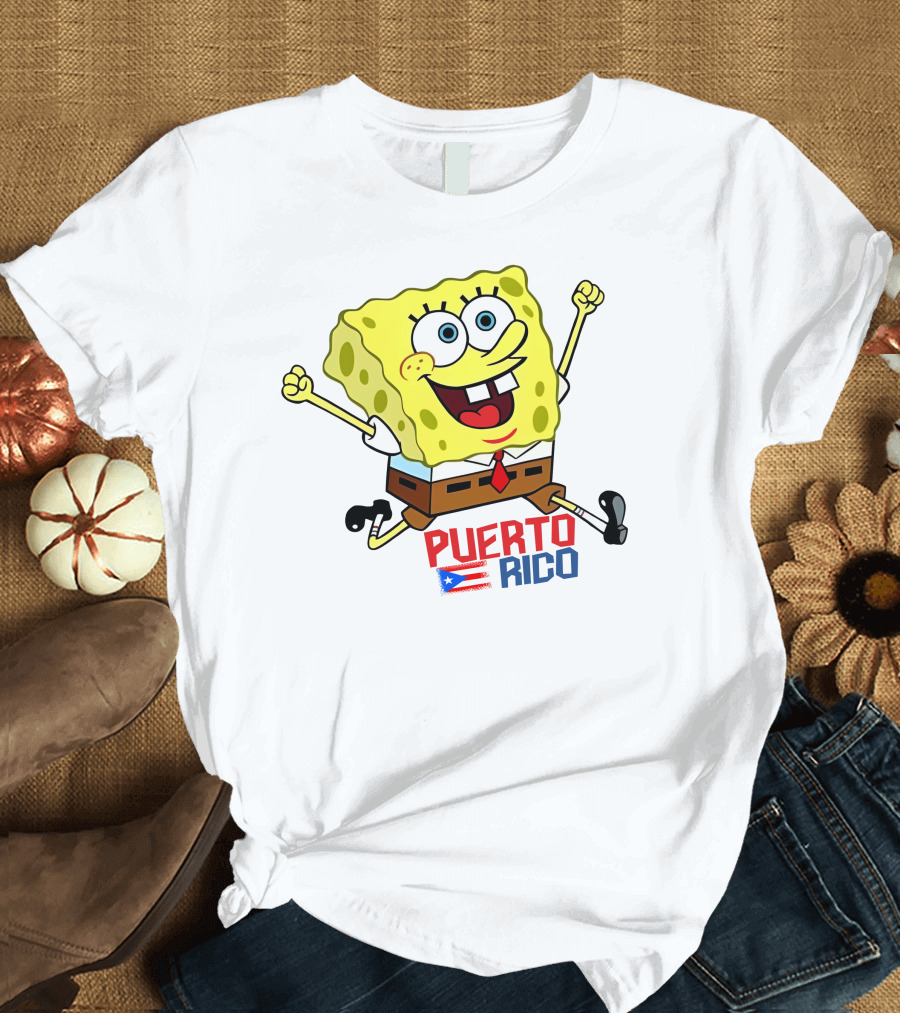 Ghetto Smosh Bob Esponja Puerto Rico T-Shirt
