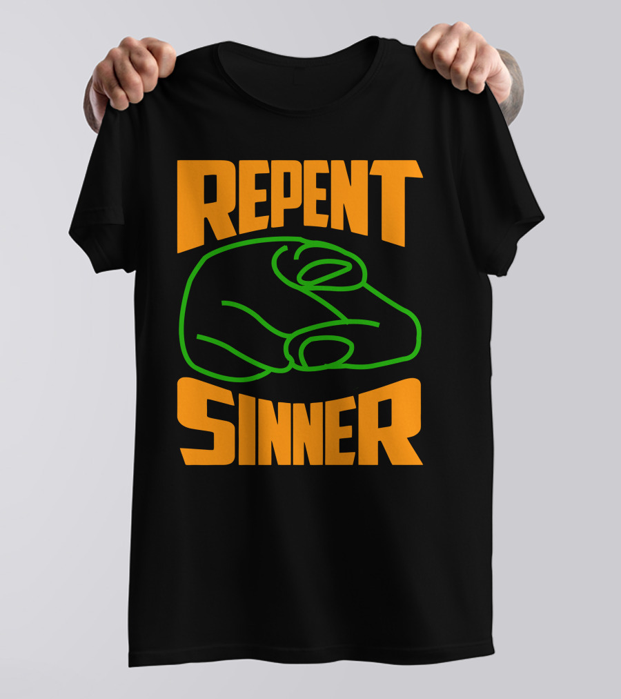 Repent Sinner Meme Fightclubvideos T-Shirt
