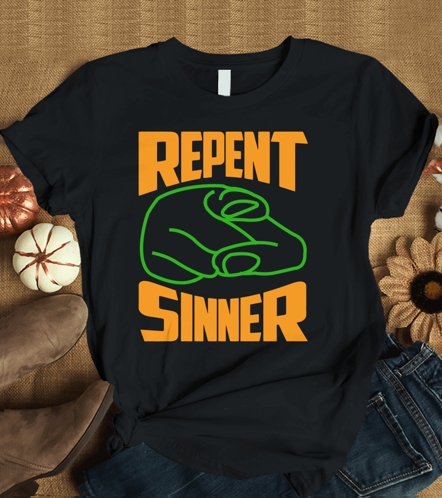 Repent Sinner Meme Fightclubvideos T-Shirt