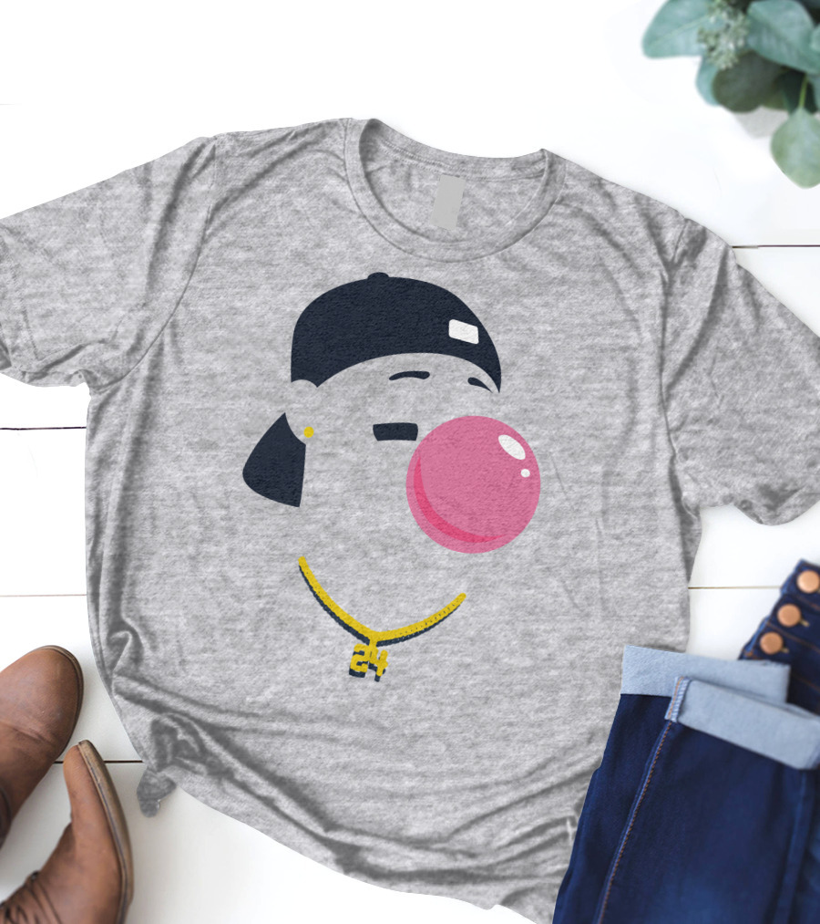 Your Favorite Player's Favorite Pl24er Iconic Style With Bubblegum And Cap T-Shirt