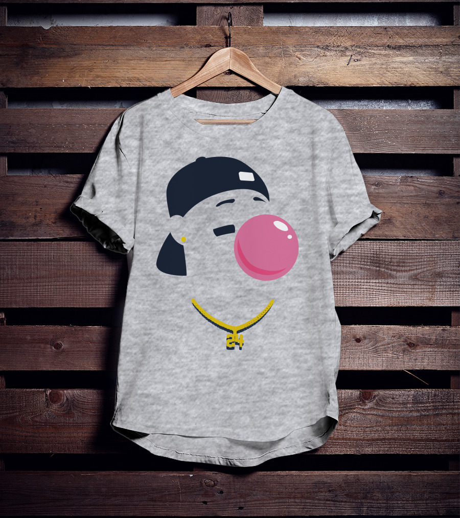 Your Favorite Player's Favorite Pl24er Iconic Style With Bubblegum And Cap T-Shirt