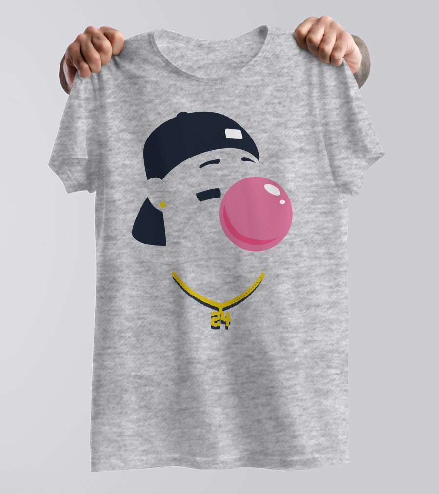 Your Favorite Player's Favorite Pl24er Iconic Style With Bubblegum And Cap T-Shirt