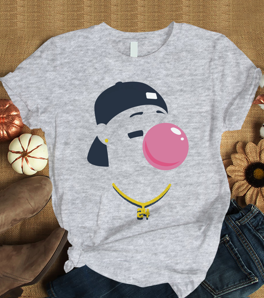 Your Favorite Player's Favorite Pl24er Iconic Style With Bubblegum And Cap T-Shirt