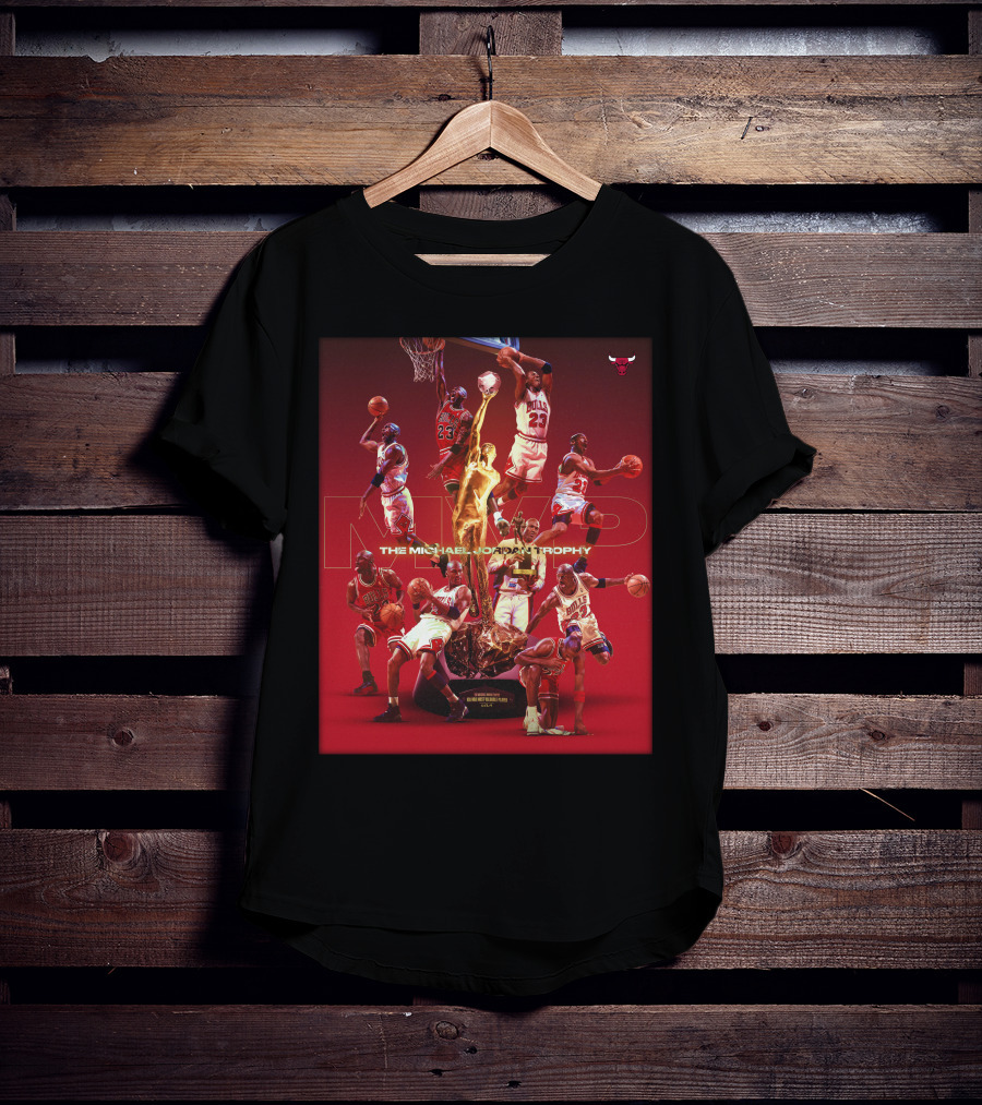 Chicago Bulls MVP The Michael Jordan Trophy T-Shirt