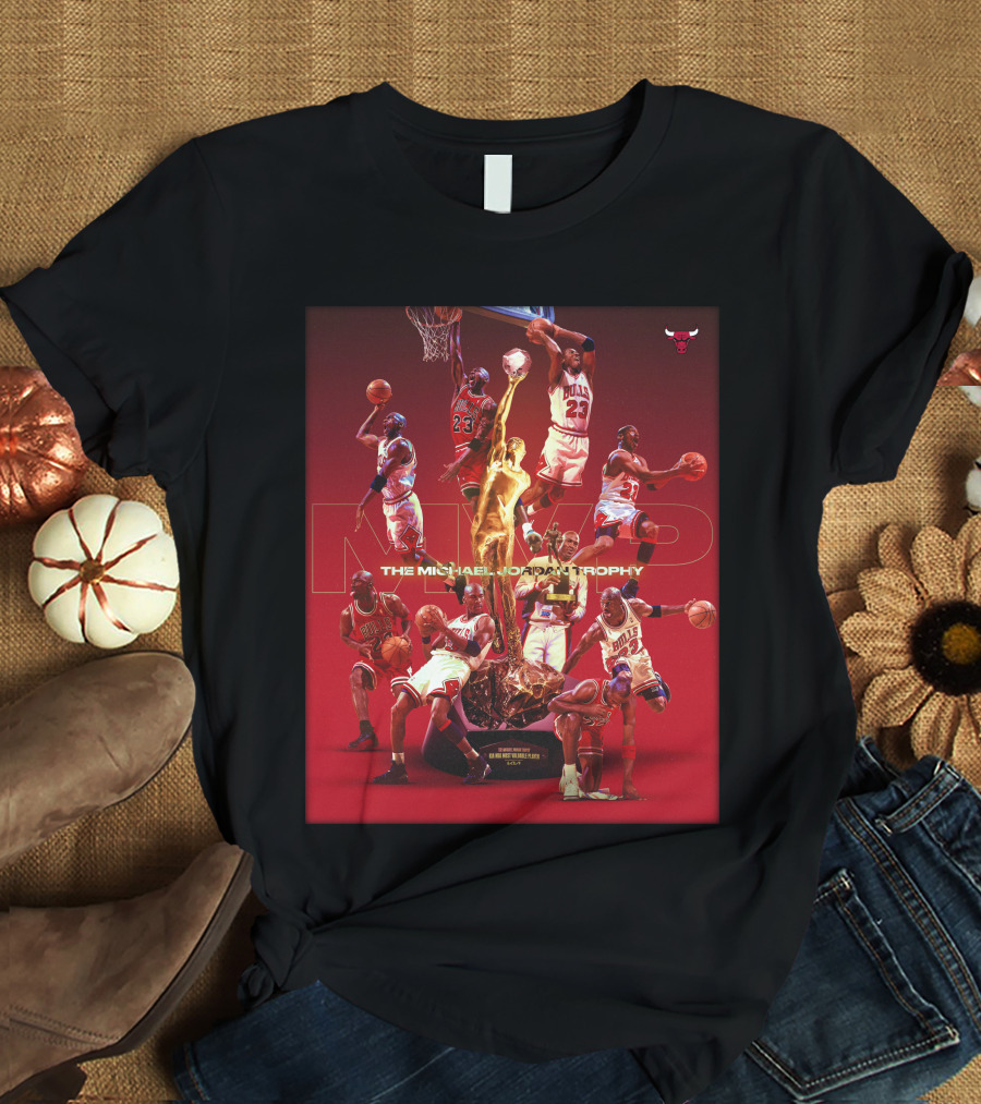 Chicago Bulls MVP The Michael Jordan Trophy T-Shirt