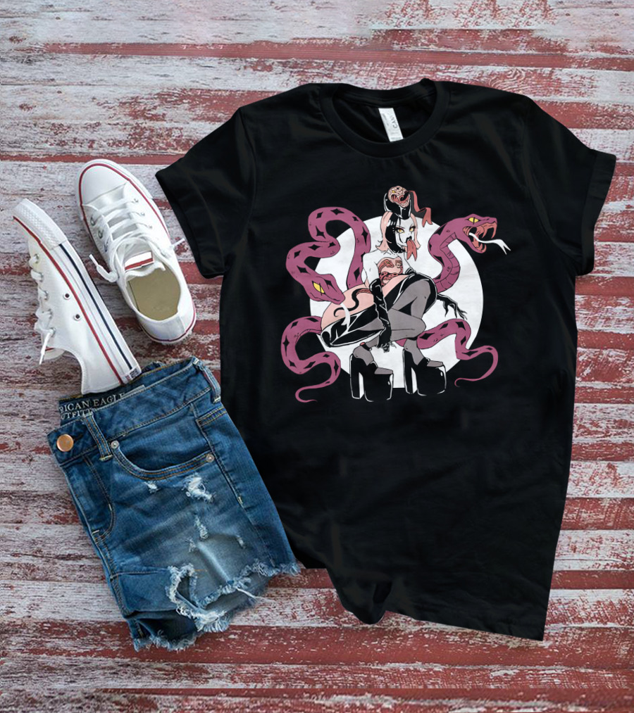 Mybestjudy Merch Snake Goth Style With Pink Serpents T-Shirt