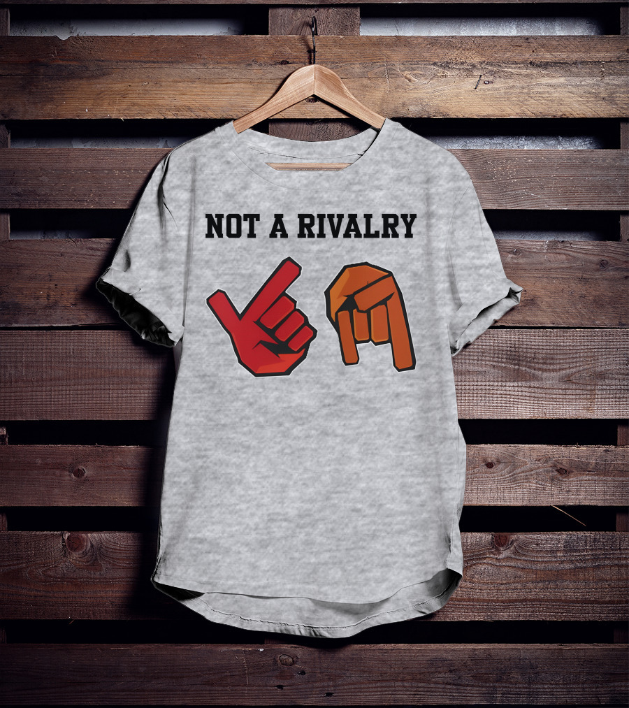 Not A Rivalry Hand Symbols Gesture T-Shirt