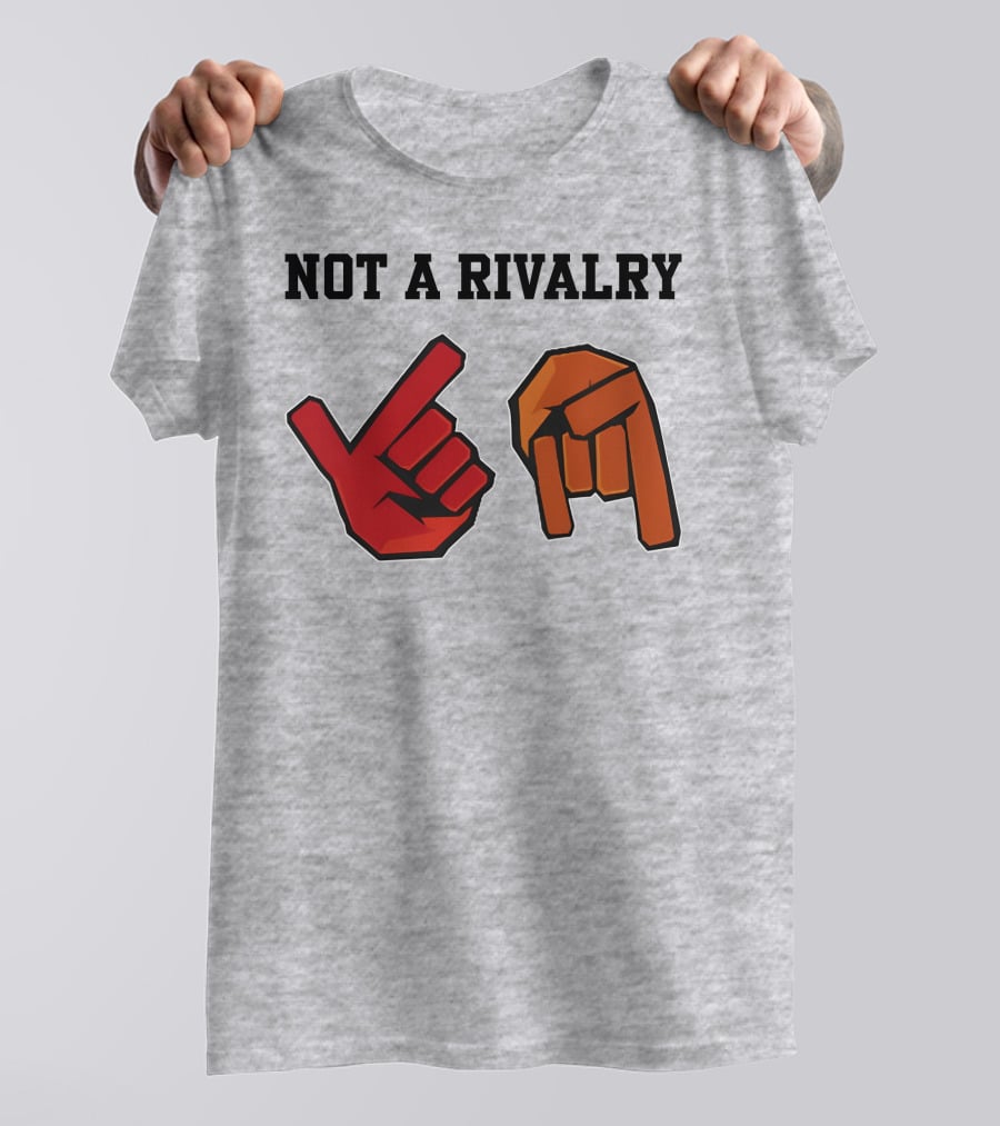 Not A Rivalry Hand Symbols Gesture T-Shirt
