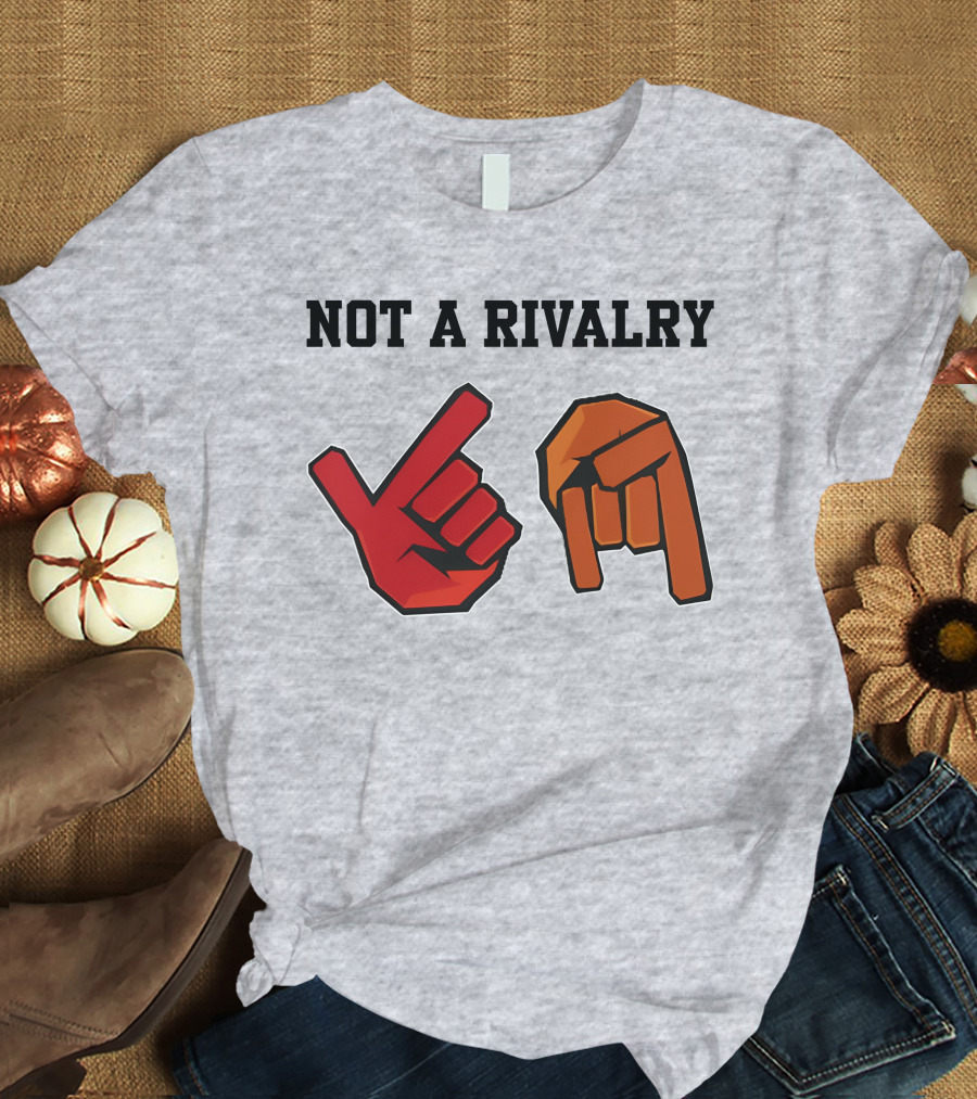 Not A Rivalry Hand Symbols Gesture T-Shirt