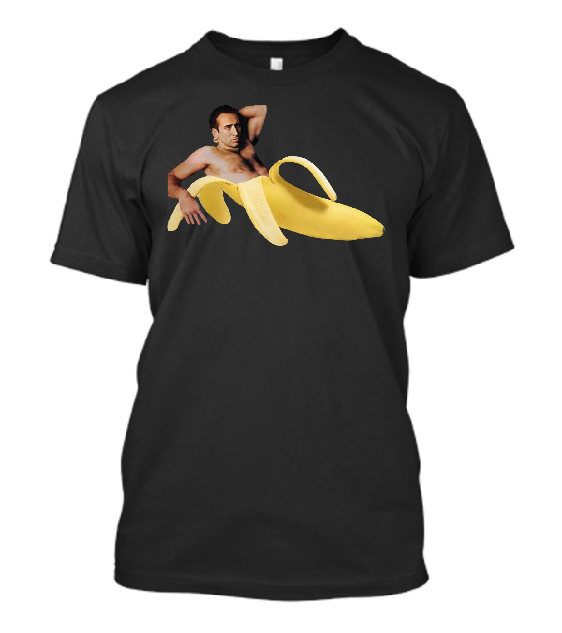 Nicolas Cage Banana Official Peeling Humor T-Shirt