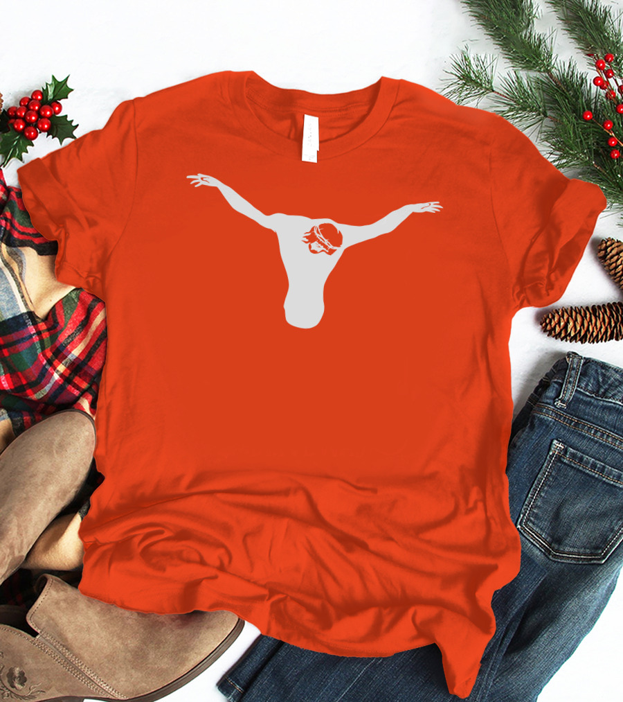 Texas Longhorns Jesus Crucifixion Silhouette Burnt Orange T-Shirt