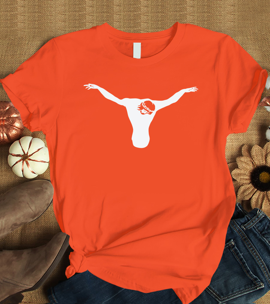 Texas Longhorns Jesus Crucifixion Silhouette Burnt Orange T-Shirt