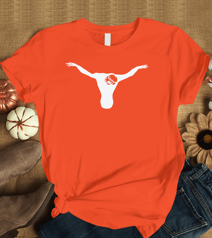 Texas Longhorns Jesus Crucifixion Silhouette Burnt Orange T-Shirt