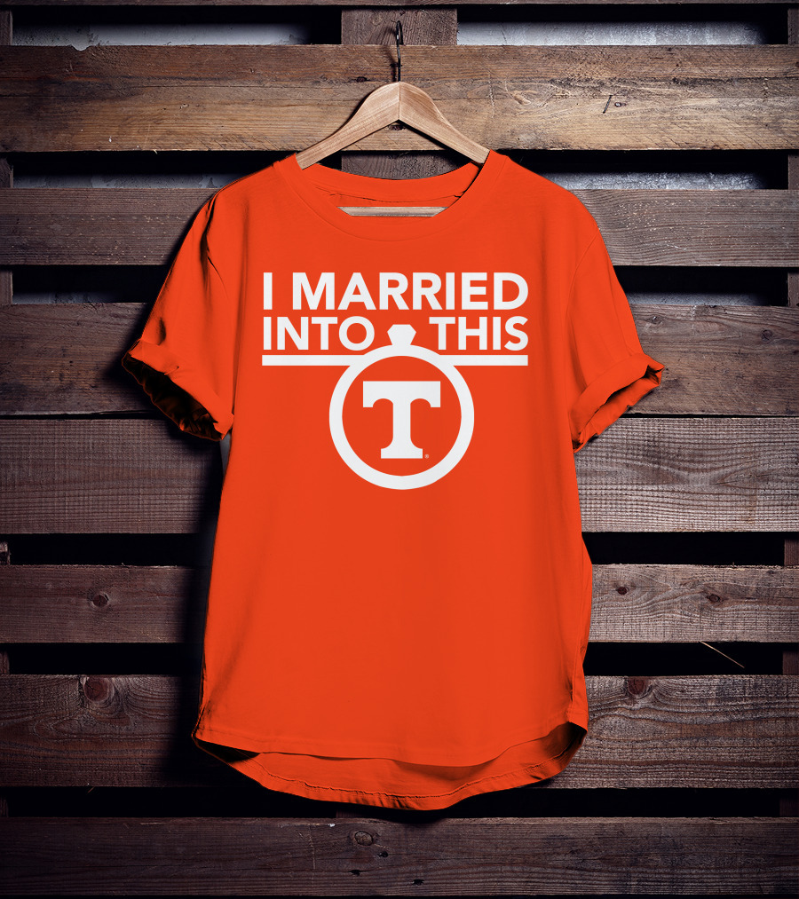 I Married Into This Tennessee Vols Champion T-Shirt