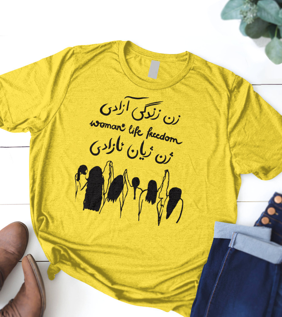 Thehouseofpod Woman Life Freedom زن زندگی آزادی زن ژیان ئازادی T-Shirt