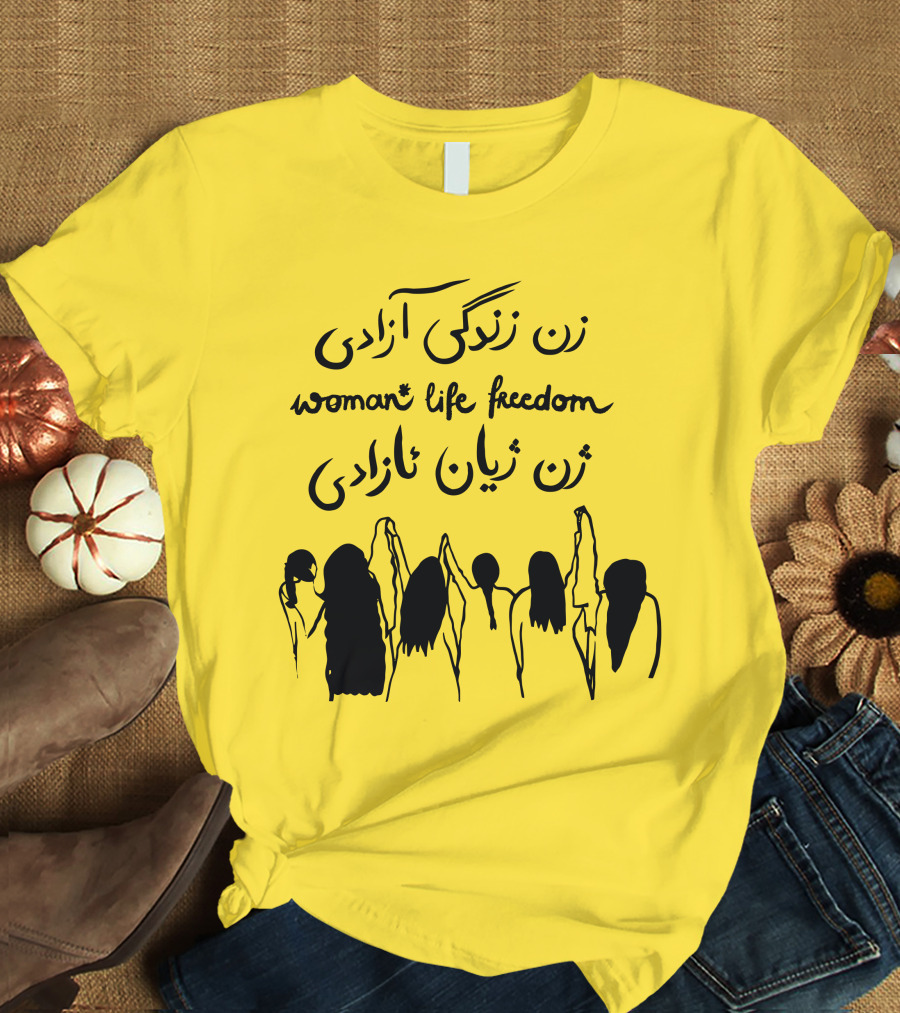 Thehouseofpod Woman Life Freedom زن زندگی آزادی زن ژیان ئازادی T-Shirt