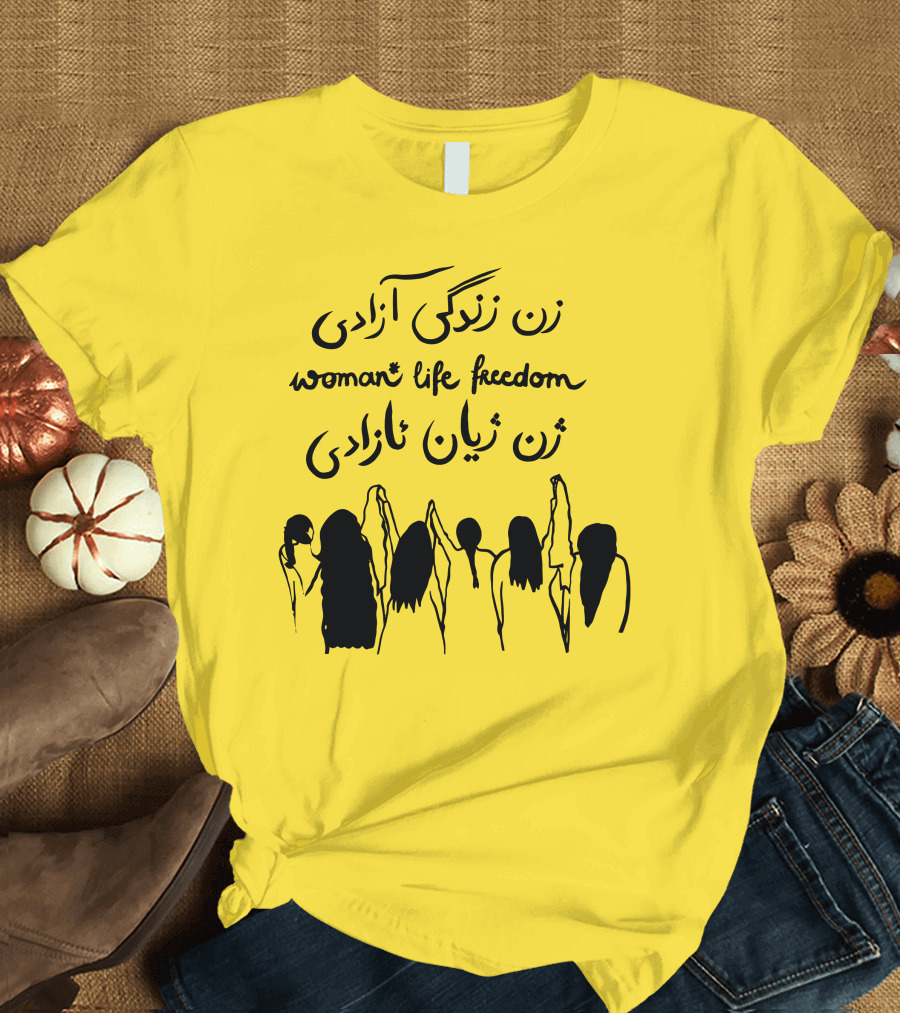Thehouseofpod Woman Life Freedom زن زندگی آزادی زن ژیان ئازادی T-Shirt