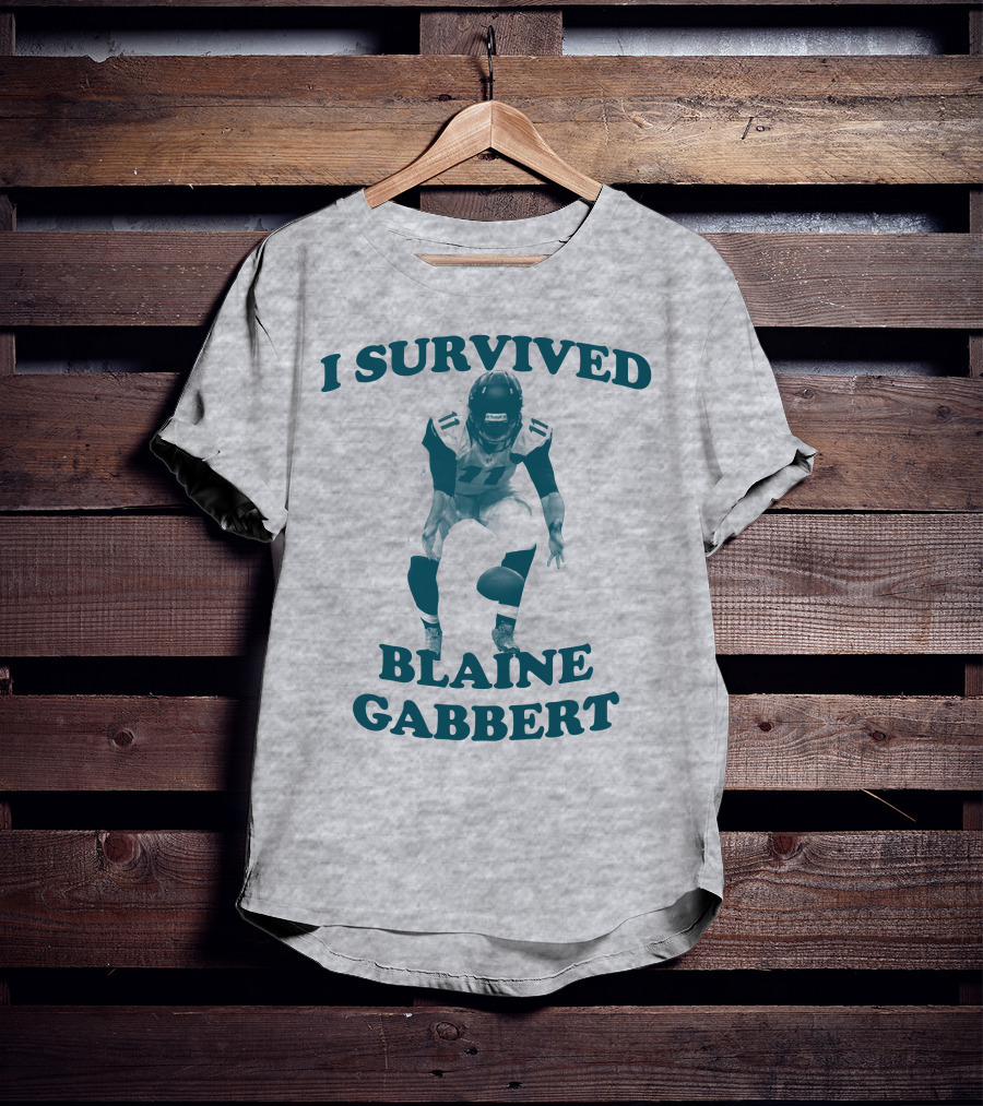 I Survived Blaine Gabbert Football Quarterback Action T-Shirt