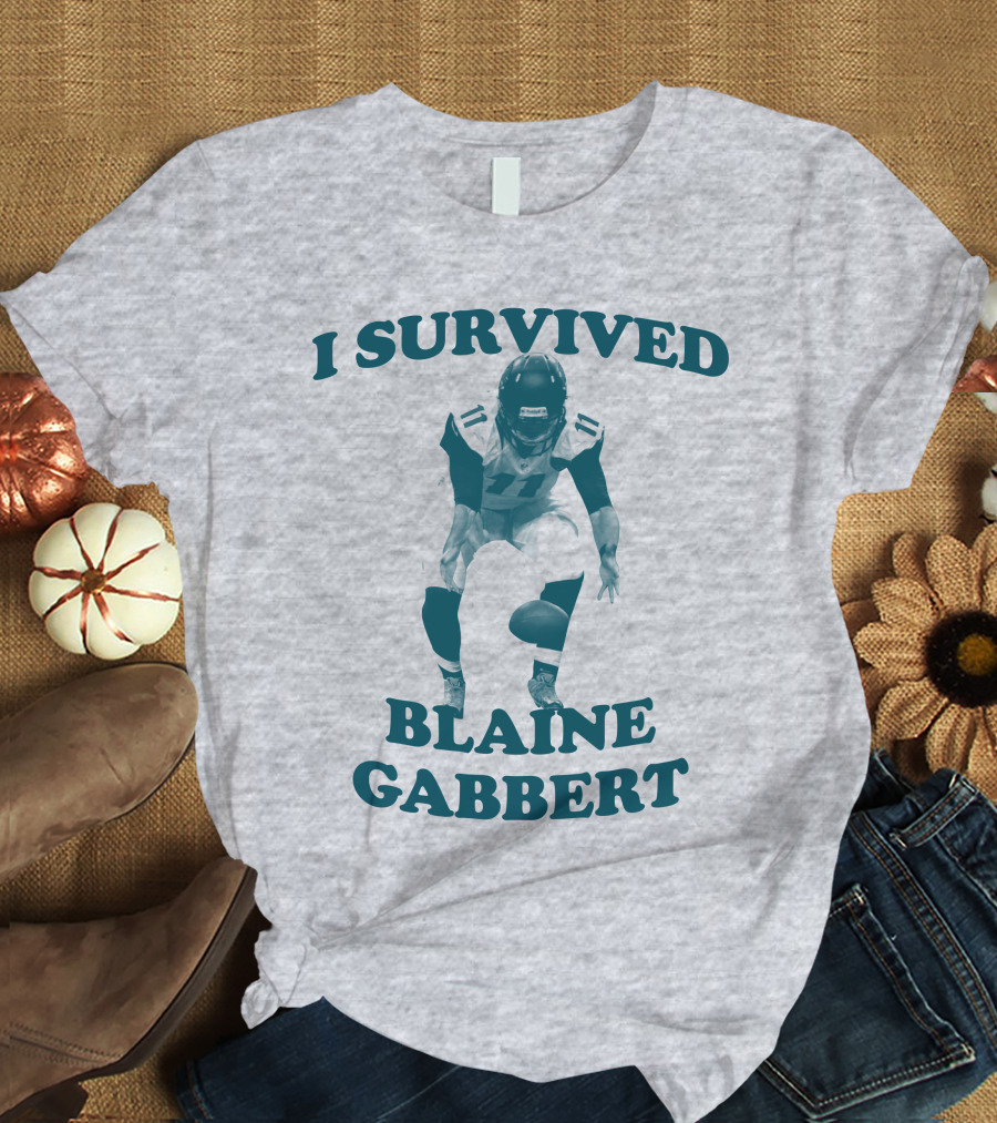 I Survived Blaine Gabbert Football Quarterback Action T-Shirt