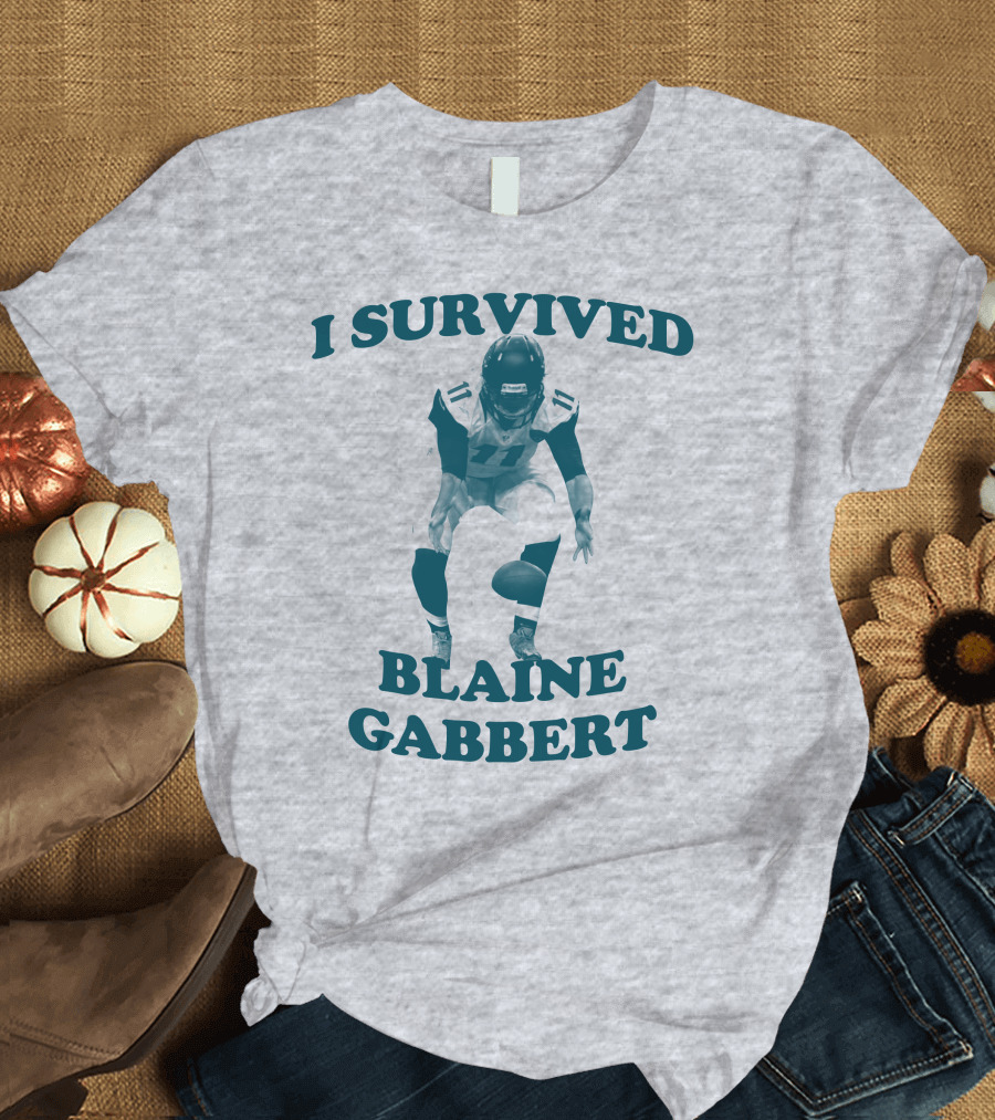 I Survived Blaine Gabbert Football Quarterback Action T-Shirt