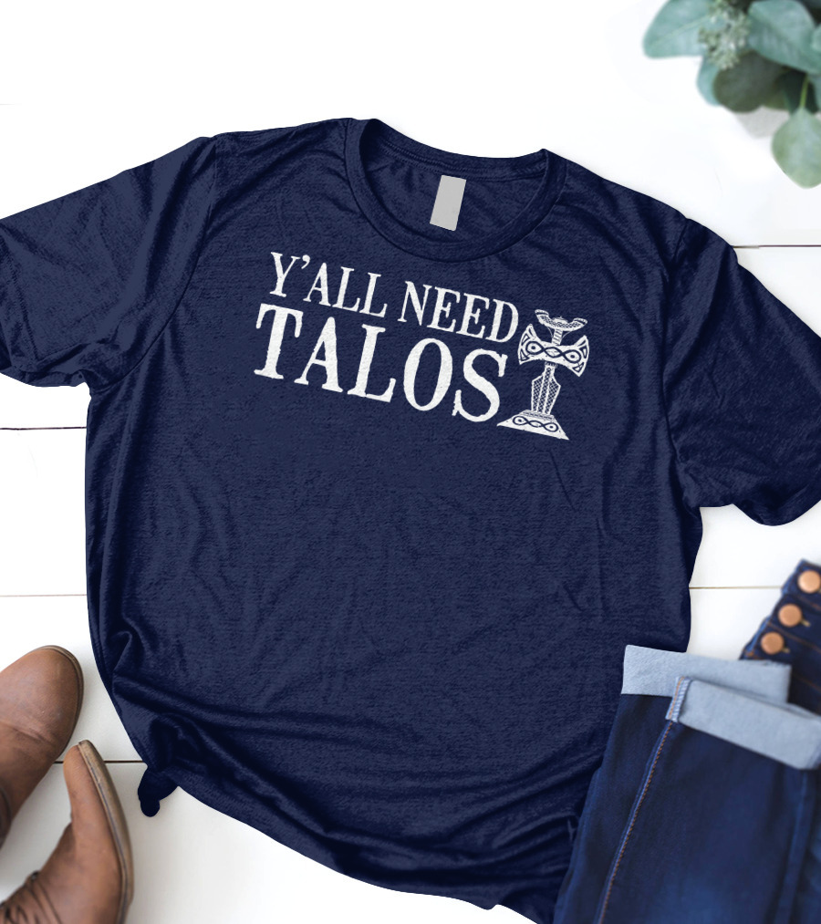 Y'All Need Talos Pantaloonzzz Nordic Symbol T-Shirt