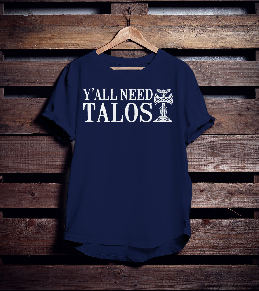 Y'All Need Talos Pantaloonzzz Nordic Symbol T-Shirt