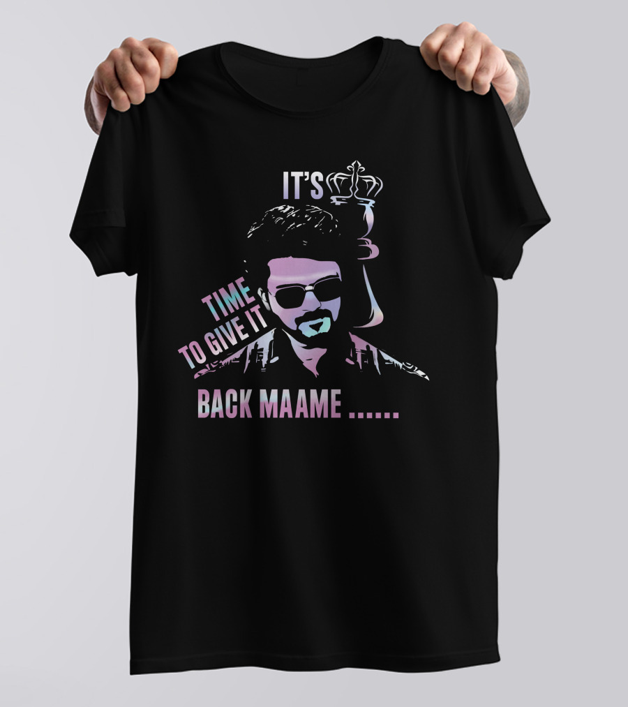 Bangalore Tamil Pasanga It's Time To Give It Back Maame With Chess King T-Shirt
