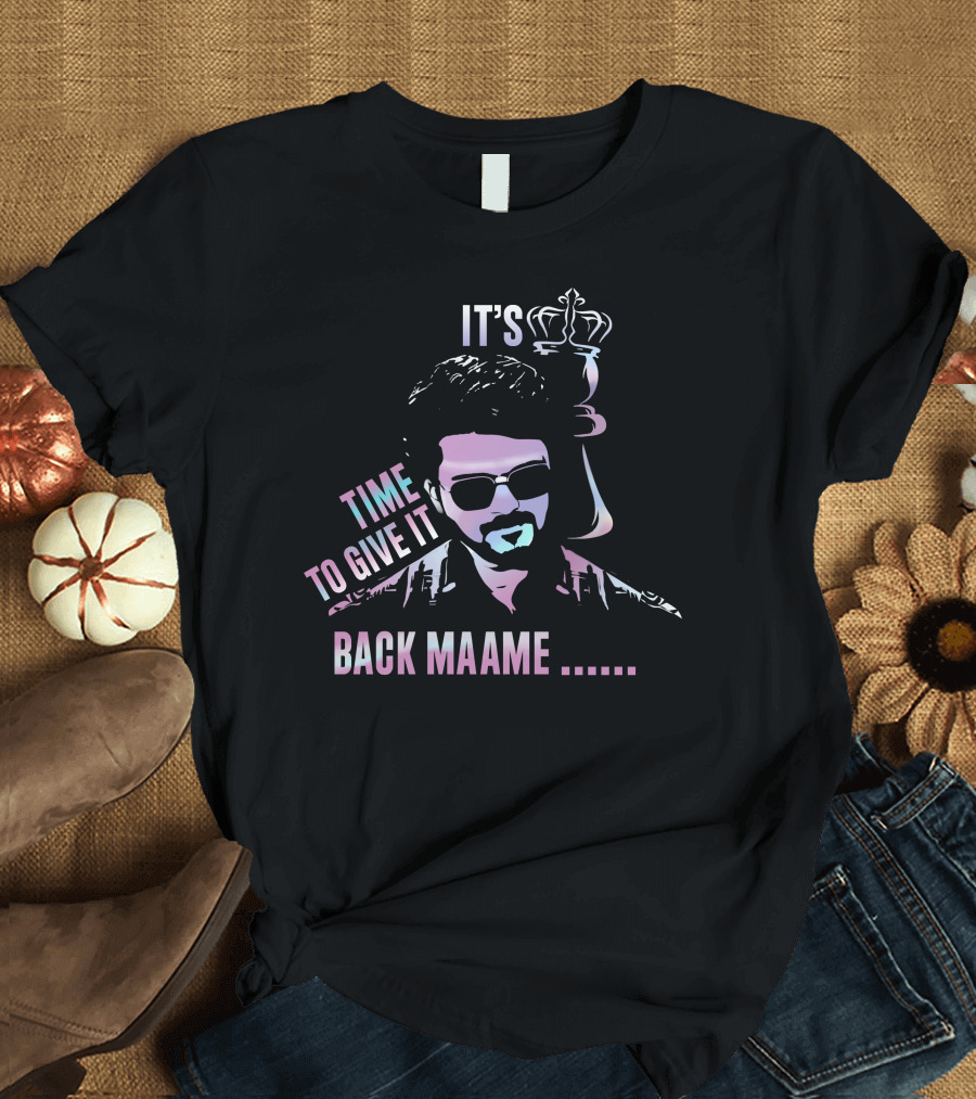 Bangalore Tamil Pasanga It's Time To Give It Back Maame With Chess King T-Shirt