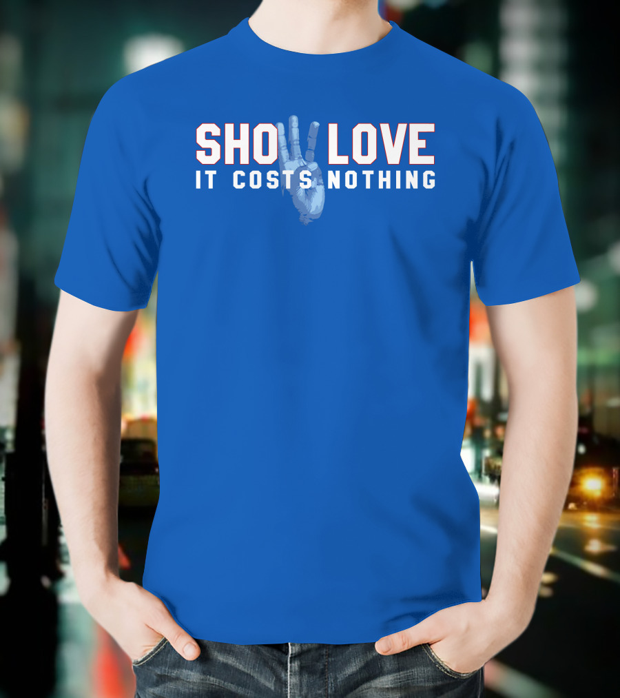 26Shirts Store Show Love It Costs Nothing Peace Sign T-Shirt