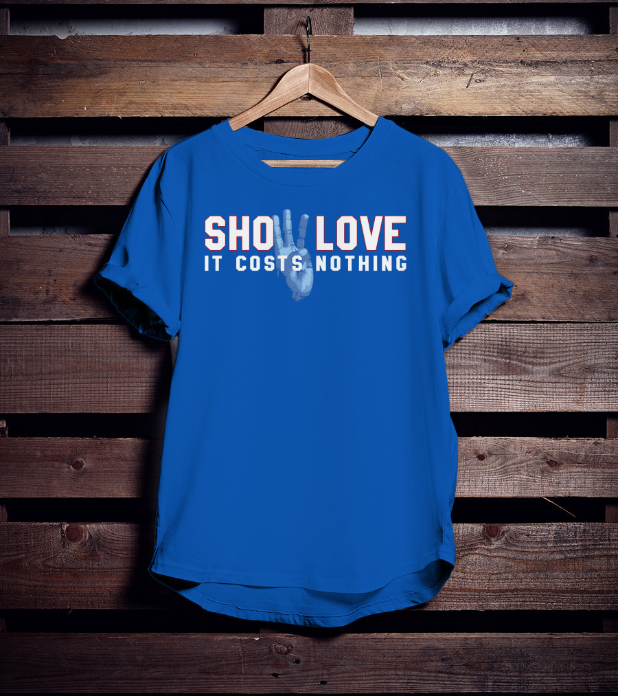 26Shirts Store Show Love It Costs Nothing Peace Sign T-Shirt