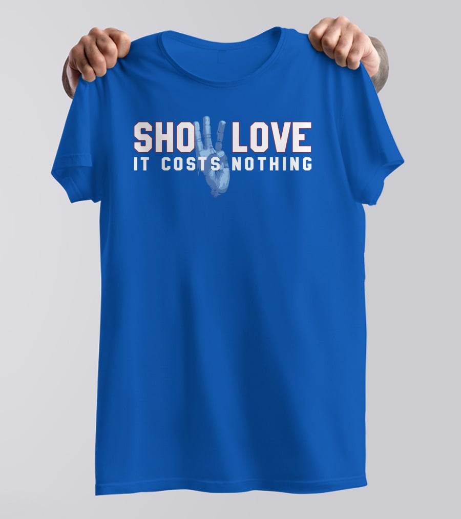 26Shirts Store Show Love It Costs Nothing Peace Sign T-Shirt