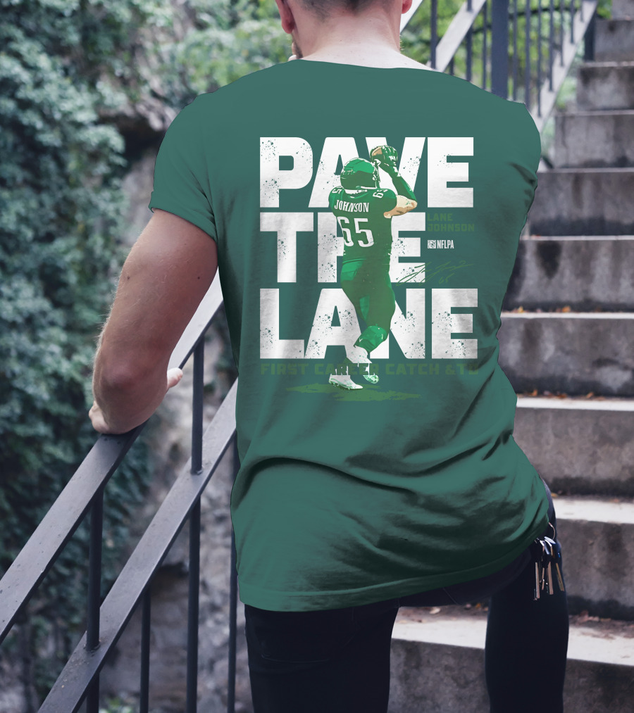 Pave The Lane Johnson NFLPA First Career Catch And TD T-Shirt