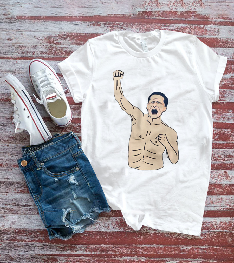 Eric Musselman Celebration Shirtless Fist Pump T-Shirt