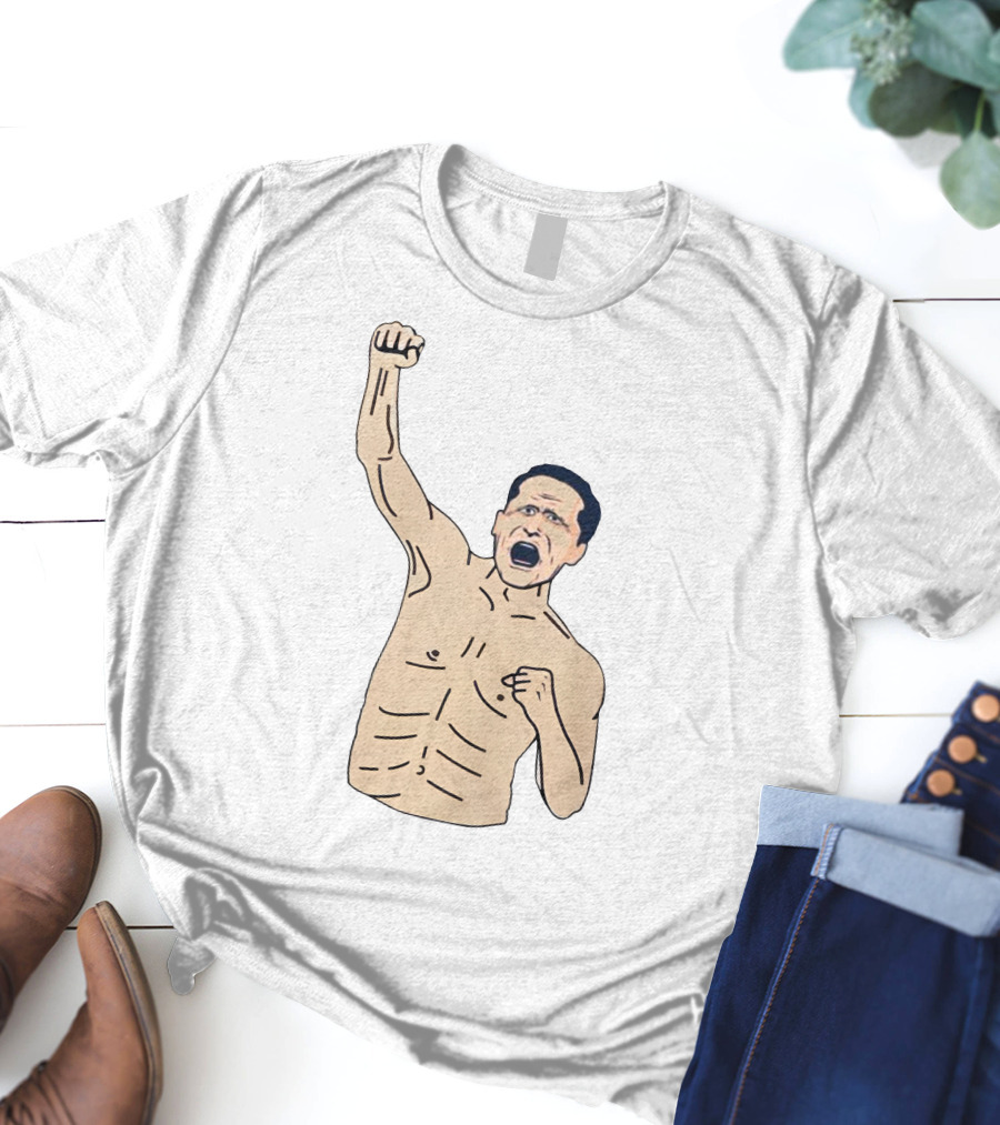 Eric Musselman Celebration Shirtless Fist Pump T-Shirt