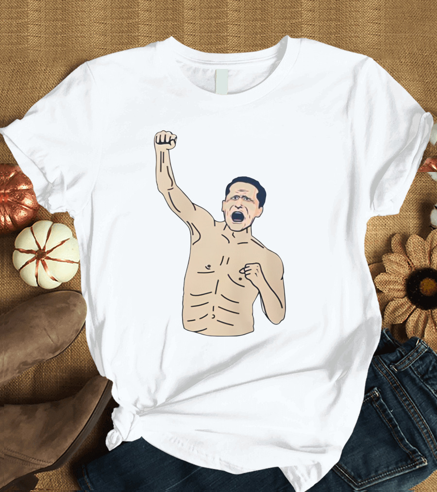 Eric Musselman Celebration Shirtless Fist Pump T-Shirt