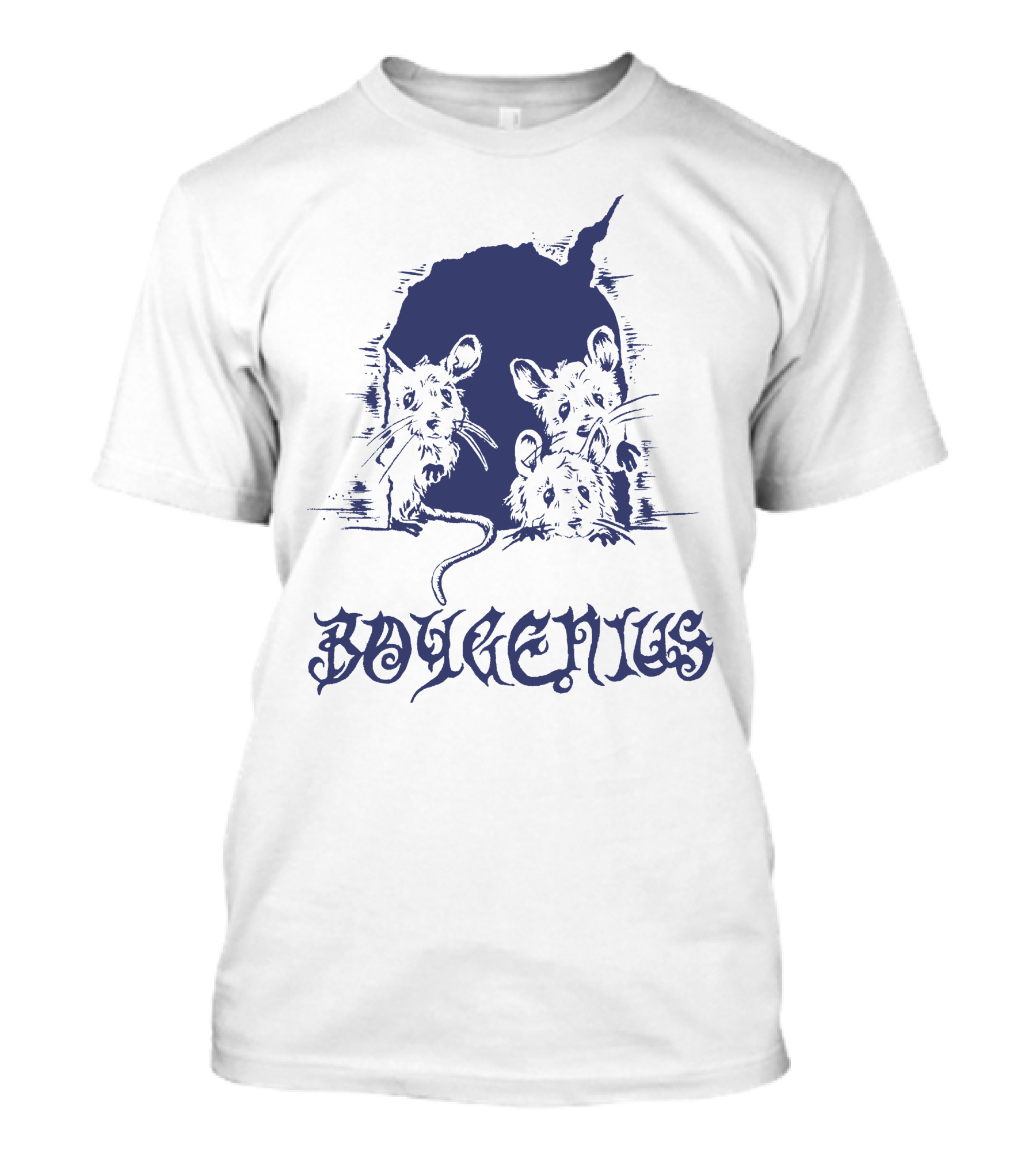 Boygenius Mice Hole With Three Curious Mice T-Shirt