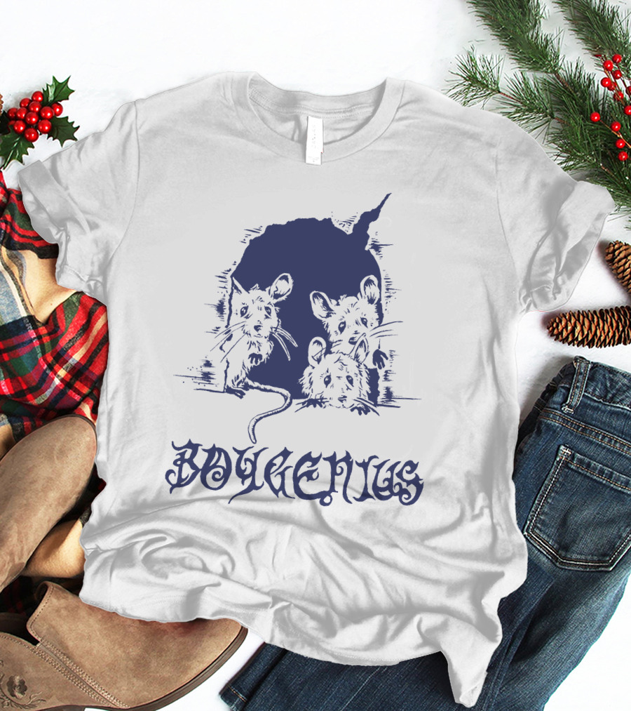 Boygenius Mice Hole With Three Curious Mice T-Shirt