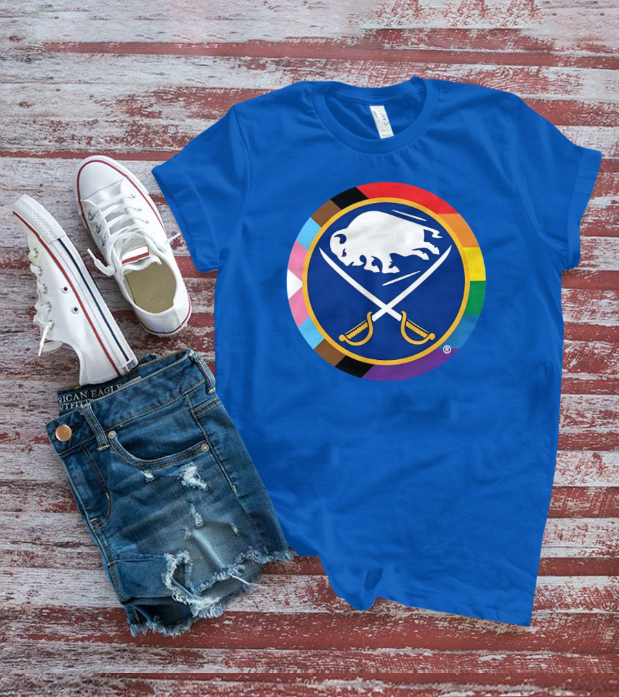 Buffalo Sabres Inclusive Pride Colors T-Shirt