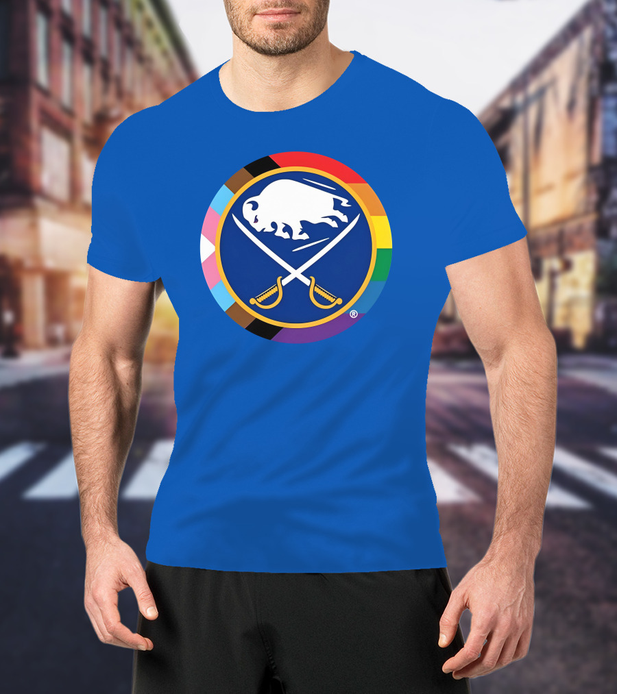 Buffalo Sabres Inclusive Pride Colors T-Shirt