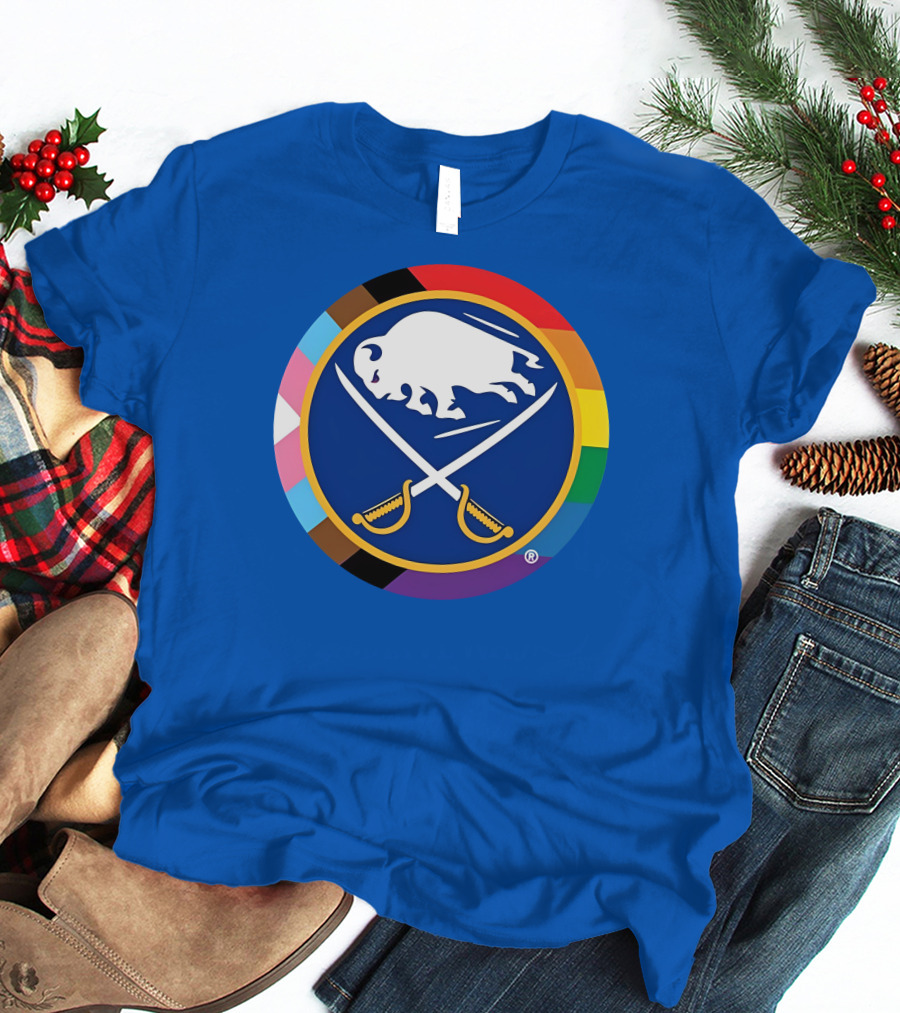 Buffalo Sabres Inclusive Pride Colors T-Shirt