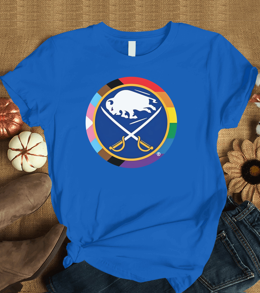 Buffalo Sabres Inclusive Pride Colors T-Shirt