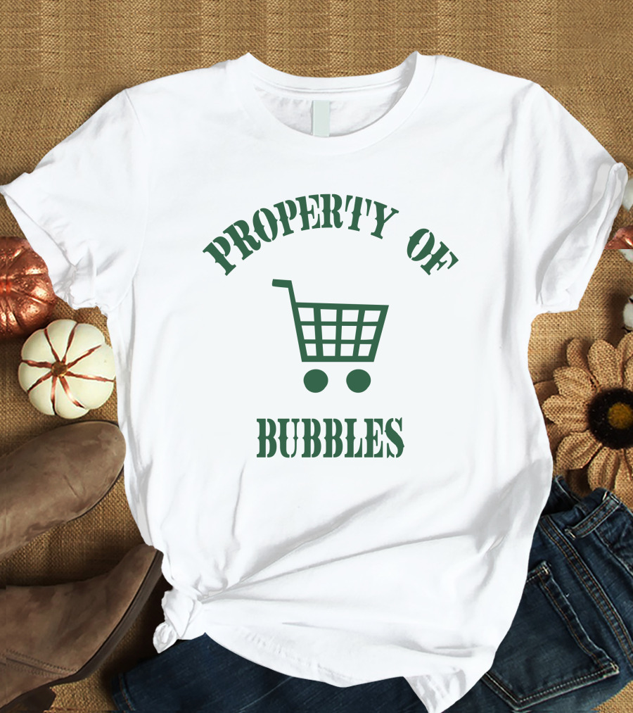 PROPERTY OF BUBBLES SHOPPING CART T-Shirt