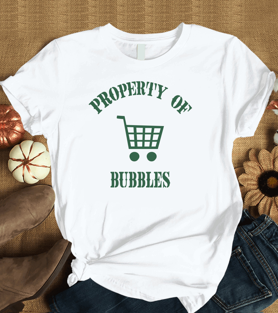 PROPERTY OF BUBBLES SHOPPING CART T-Shirt