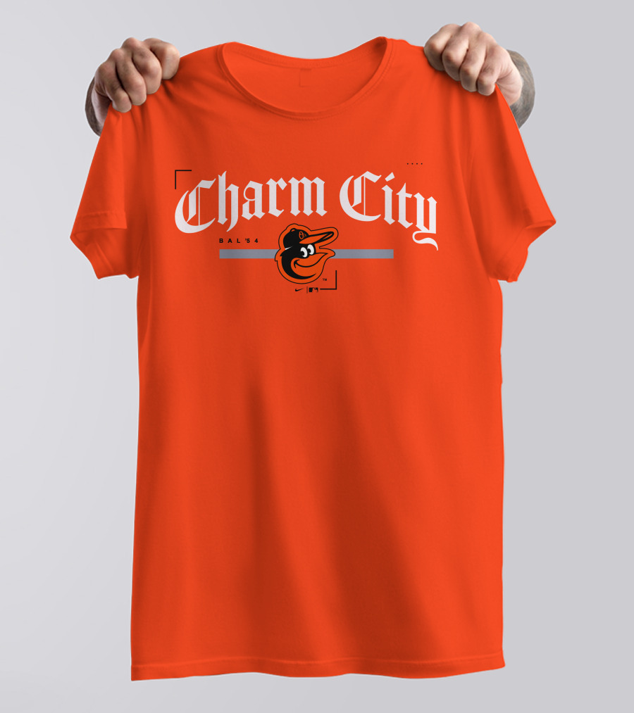 Charm City Baltimore Orioles Bal 54 T-Shirt