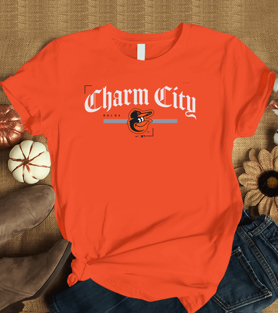 Charm City Baltimore Orioles Bal 54 T-Shirt